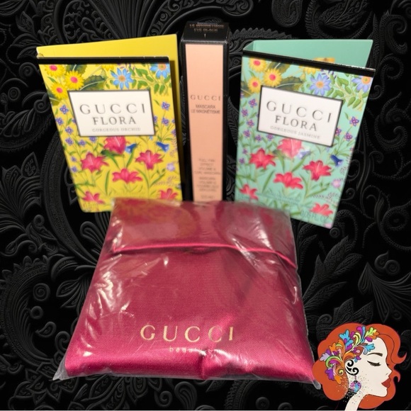 Gucci Flora Beauty Set : Pocket Mirror, Fragrances & Mascara. - Picture 6 of 6